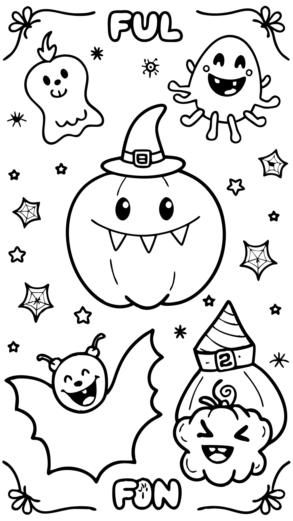 coloriages d’Halloween pour les enfants imprimables gratuits